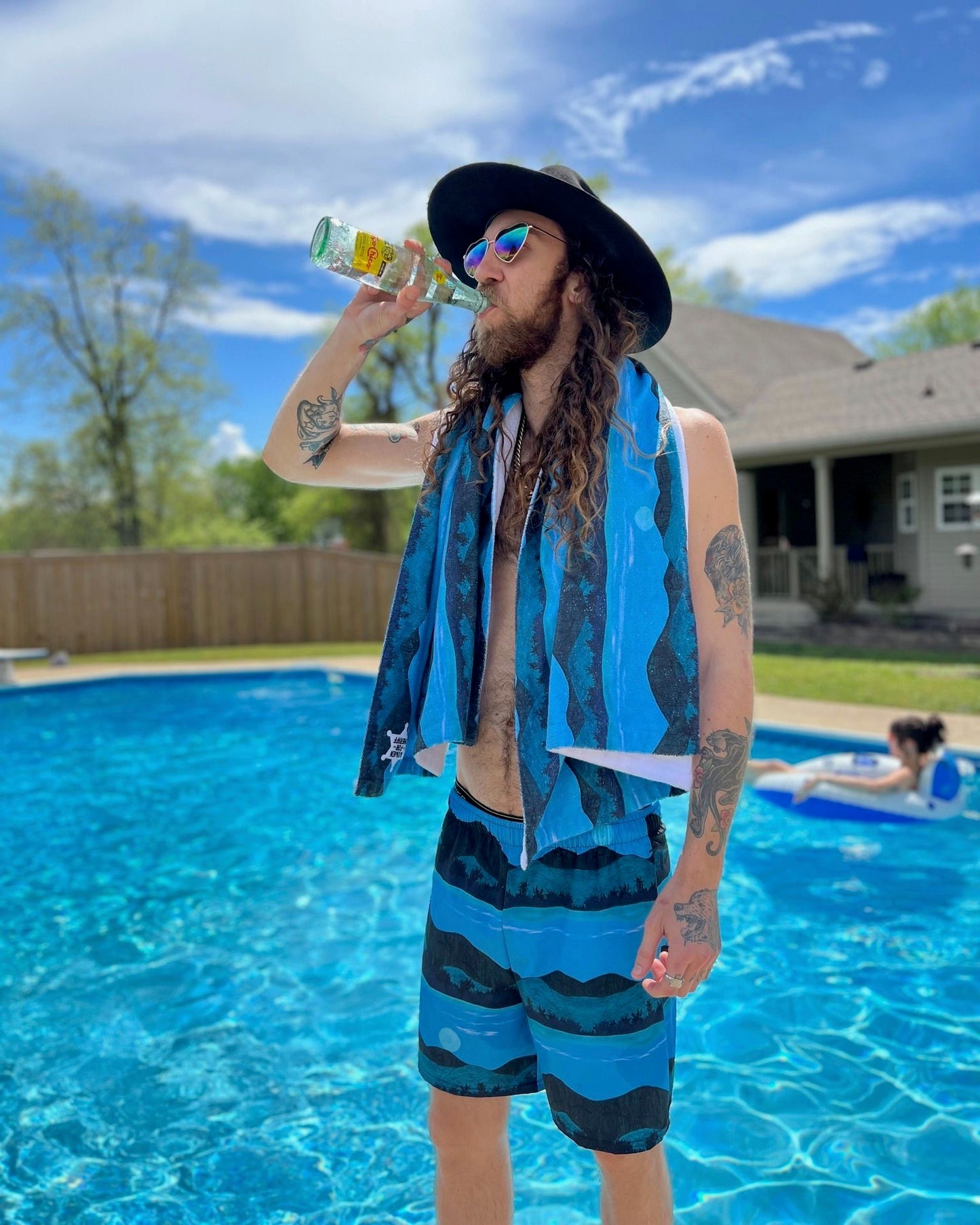 Country Mile Swim Trunks