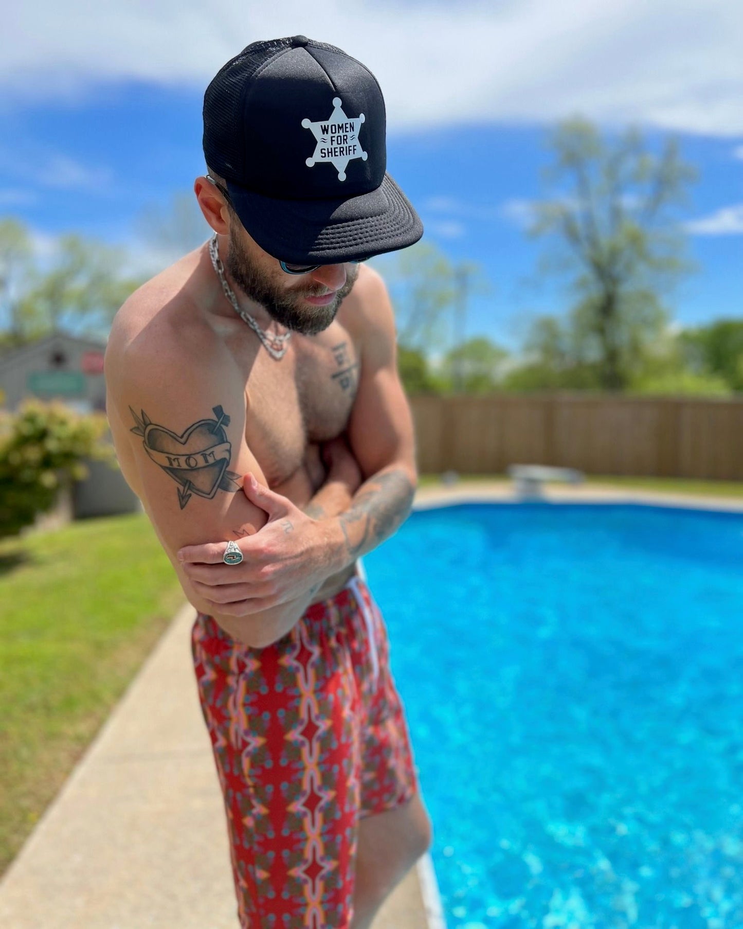 Badge Trucker Hat