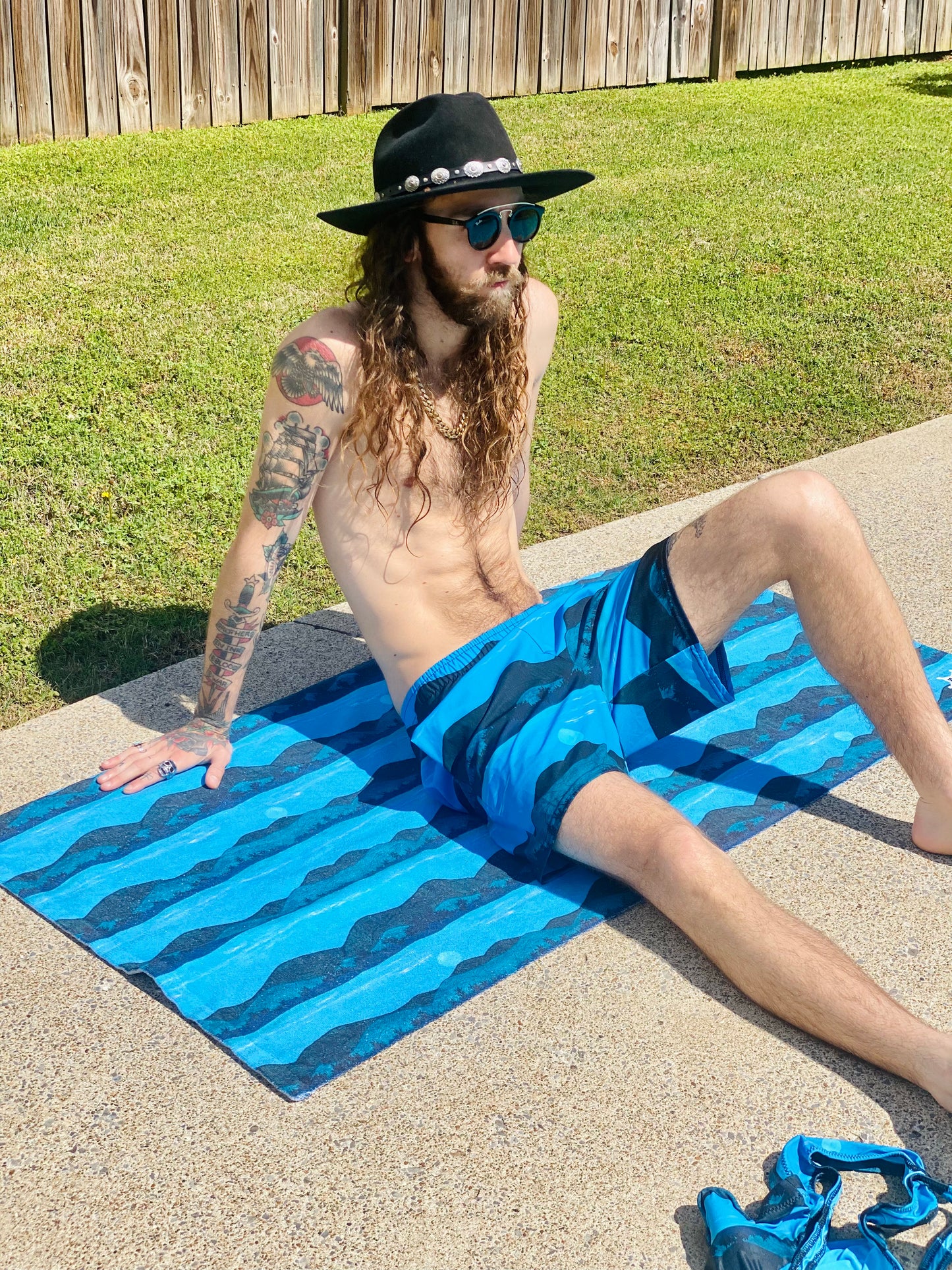 Country Mile Swim Trunks