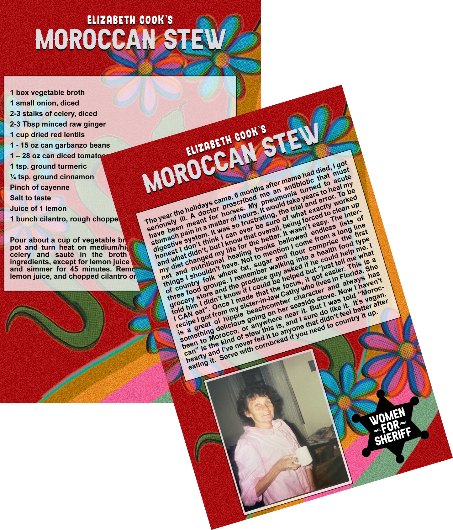 Moroccan Stew Recipe Card