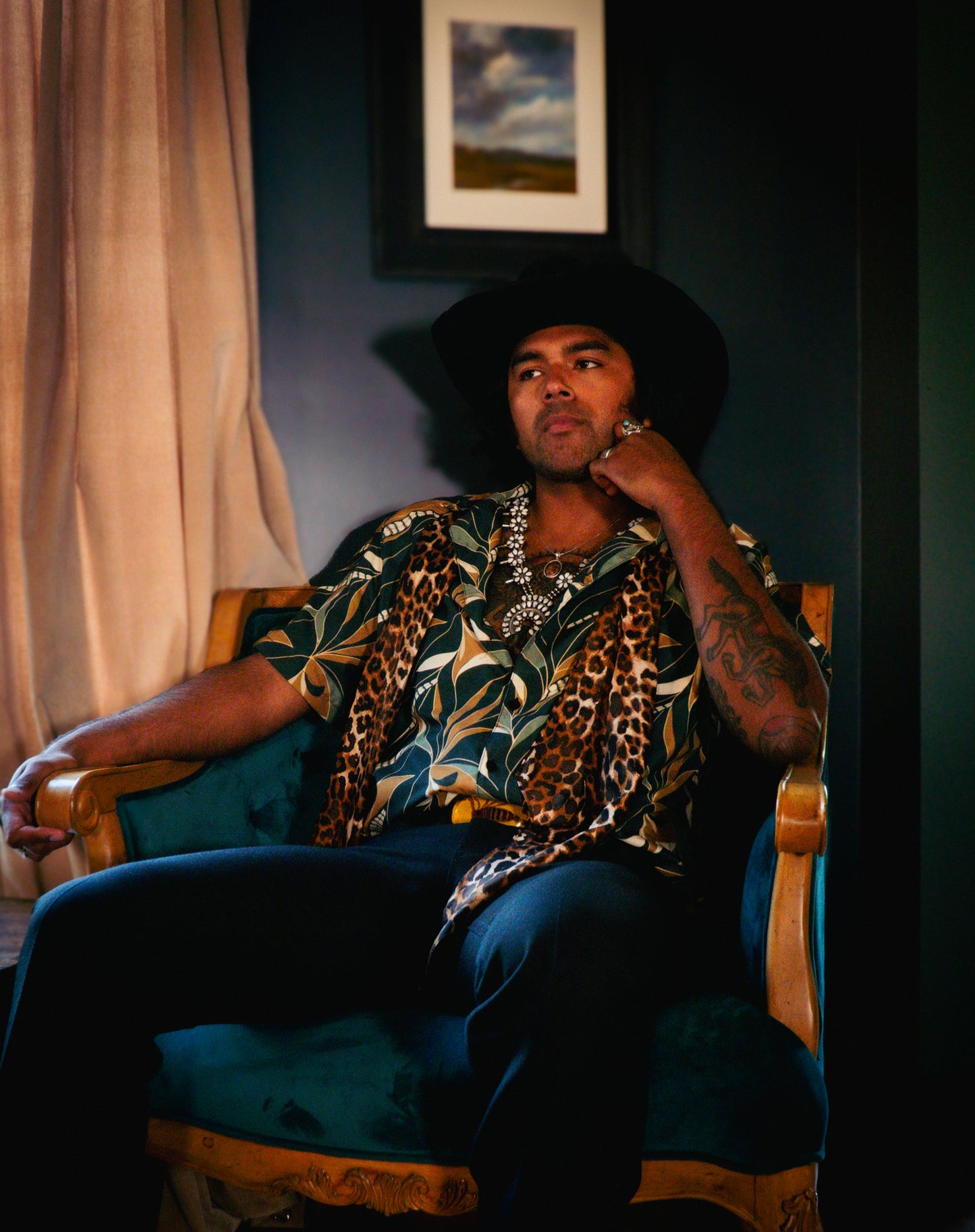 Listen For The Rattlesnake Button Up Shirt