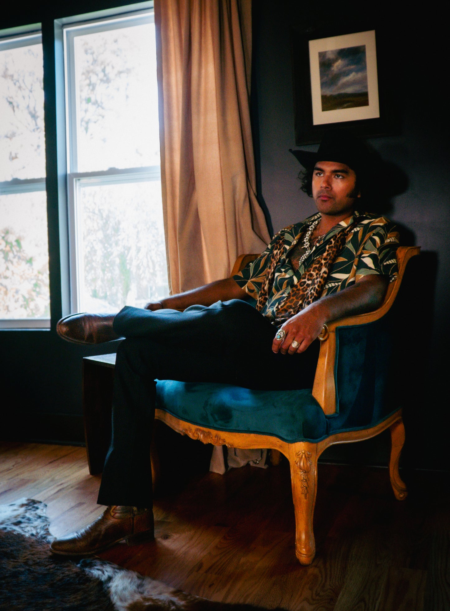 Listen For The Rattlesnake Button Up Shirt