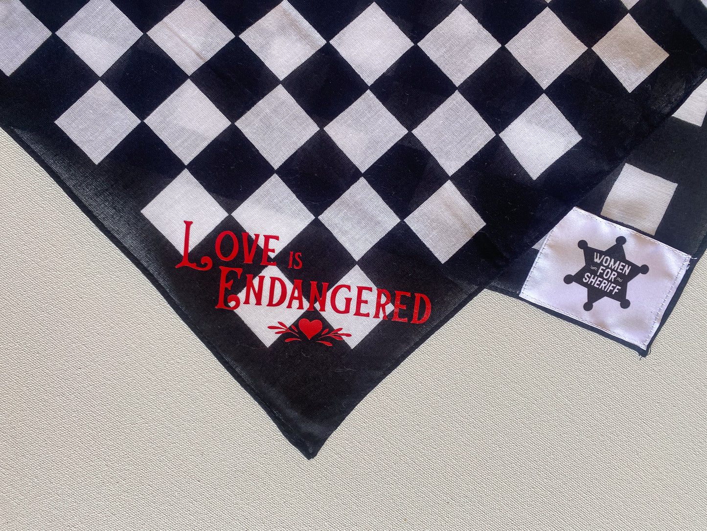 Love is Endangered Bandana