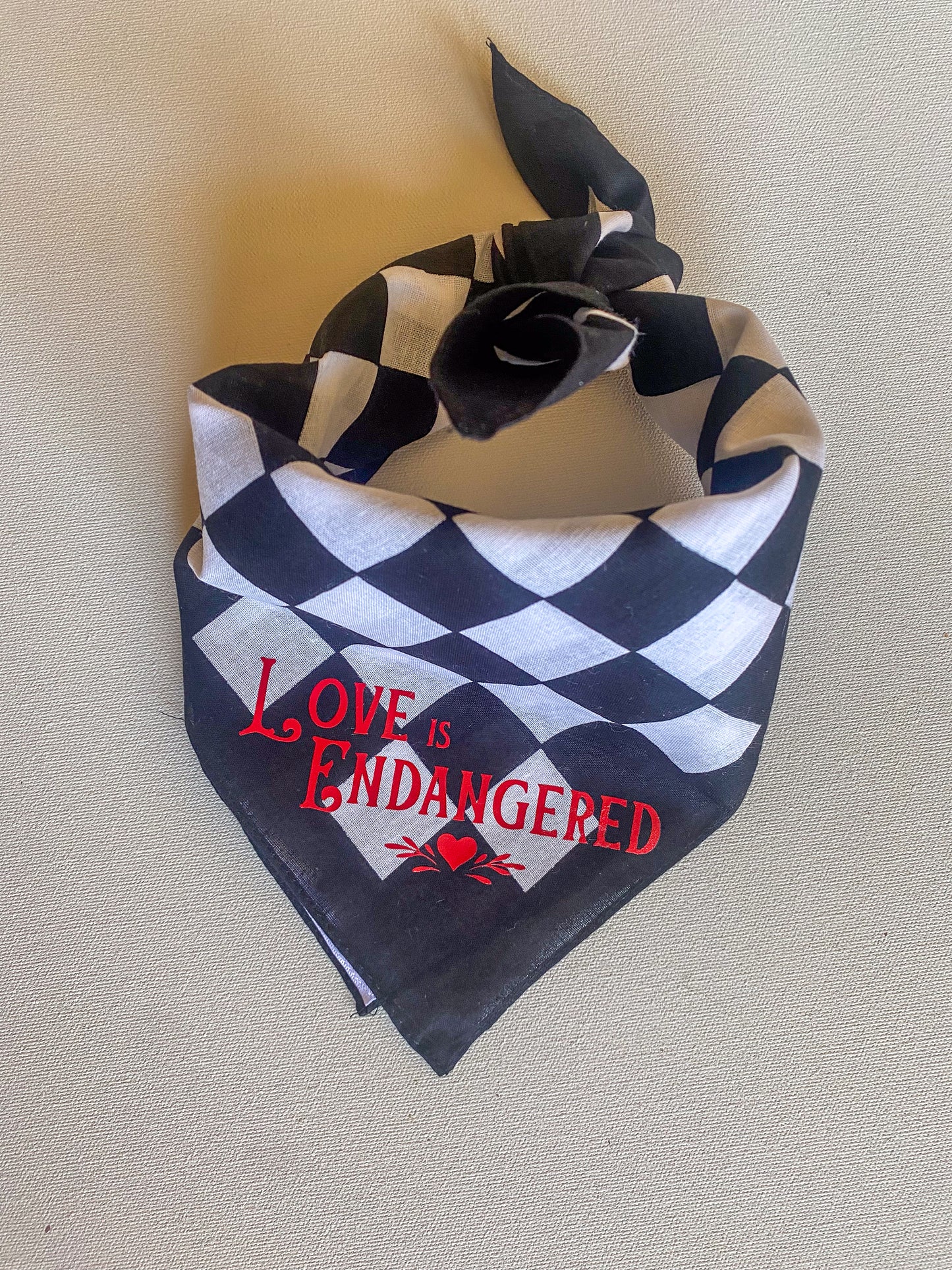 Love is Endangered Bandana