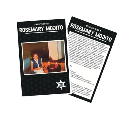 Rosemary Mojito Recipe Card