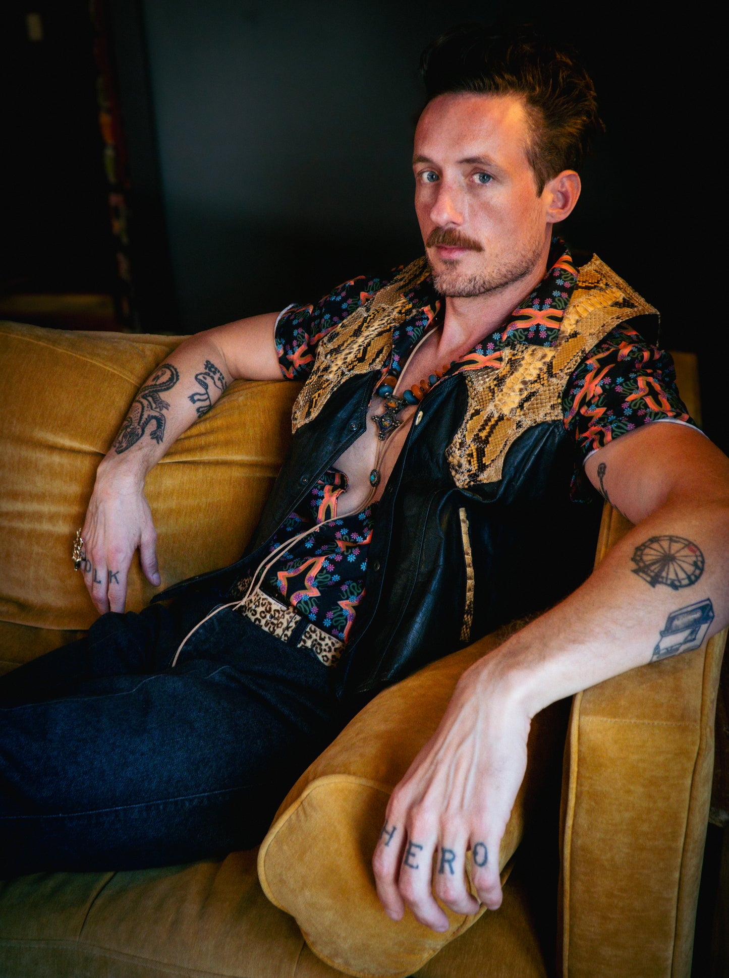 Snake in the Bed Button Up Shirt